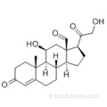 Pregn-4-en-18-al, 11,21-dihydroxy-3,20-dioxo -, (57186217,11b) - CAS 52-39-1